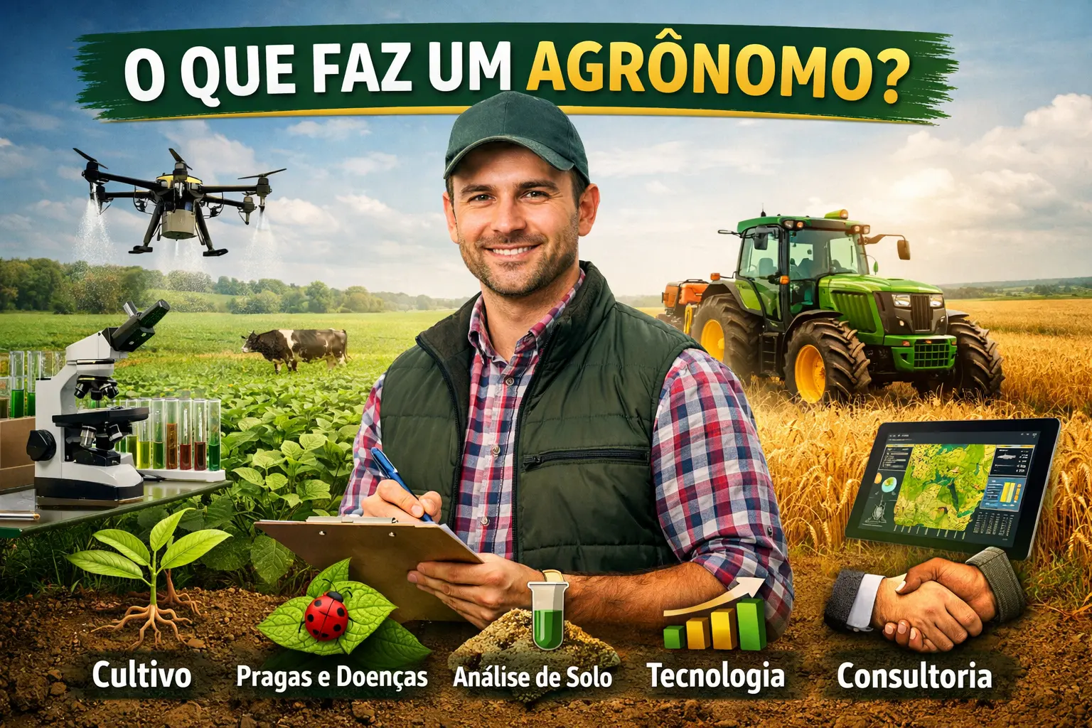 O que faz um agrônomo? Funções, áreas de atuação e importância no ...